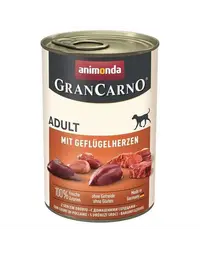 ANIMONDA GranCarno Adult with Poultry hearts 400 g hrana caini adulti, inimi de pasare