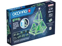Constructor magnetic Geomag - Glow, 60 de piese