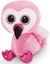 Jucarie de plus Nici Glubschis - Flamingo Zana Faye, 15 cm