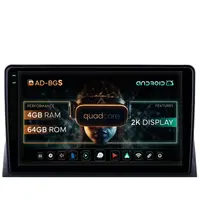 Navigatie 2K VW Multivan T5 (2003-2015), Android, S-Quadcore 4GB RAM + 64GB ROM, 9.5 Inch - AD-BGS90042K+AD-BGRKIT025T5