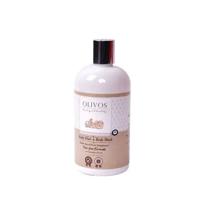 Sampon si gel de dus pentru bebelusi fara lacrimi Olivos 400 ml