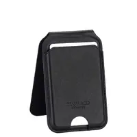 Port card negru cu blocare RFID, Suport ajustabil si Oglinda