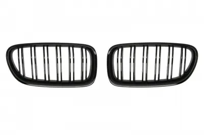 Set grile radiator model pachet M, negru lucios potrivit BMW Seria 5 F10, 5 F11 1.6-4.4 2009-2017