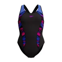 Costum de baie Speedo eco+ Plastisol laneback, negru