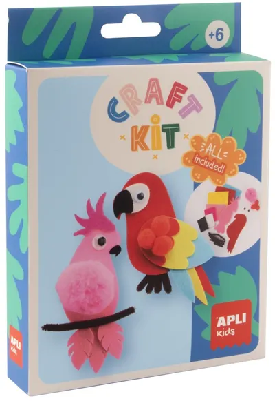 Kit creativ Apli Kids - Papagali din pâslă