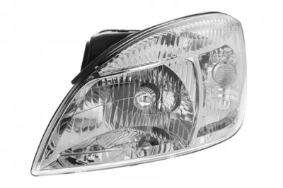 Far stanga (H4, electric, cu motoras, fundal cromat, fundal transparent) KIA RIO, HATCHBACK LIMUZINA COMBI 2005-2011