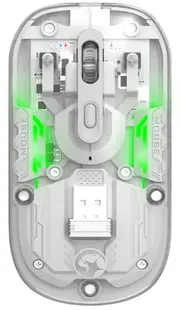 Mouse gaming Marvo - M808W, optic, wireless, transparent