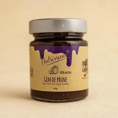 Gem de prune fara zahar 240g