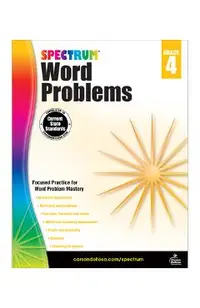 Spectrum Word Problems, Grade 4