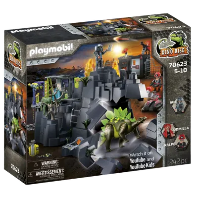 Mina de cristal cu dinozaur 70623 Playmobil