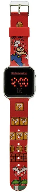 Ceas LED Kids Euroswan - Super Mario