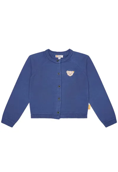 Cardigan cu aplicatie - Albastru
