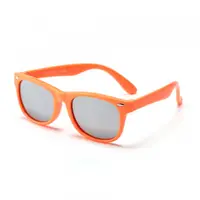Ochelari De Soare Copii Techsuit D802, Polarizati, Protectie UV, Portocali