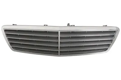 Grila radiator potrivit MERCEDES C T-MODEL (S203), C (W203) 1.8-5.4 2000-2007 pana in 2004 - (crom/gri)
