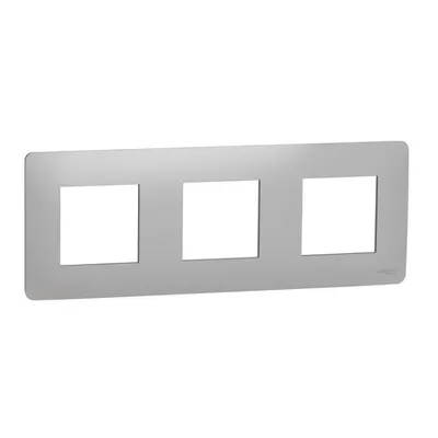 Placa ornament, Unica Studio, trei module, aluminiu
