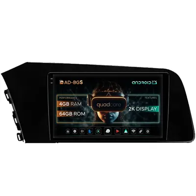 Navigatie 2K Hyundai Elantra (2020-Prezent), Android, S-Quadcore 4GB RAM + 64GB ROM, 9Inch - AD-BGS90042K+AD-BGRKIT227