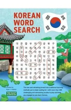 Korean Word Search: Learn 2,400+ Essential Korean Words Completing over 200 Puzzles