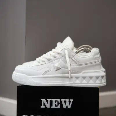 Adidasi Sneakers Garavani Full-White Abvg2(086-3) (mărime: 43)