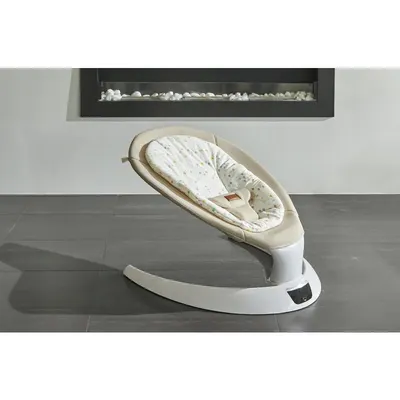 Balansoar electric Jane Moon Iris cu 5 trepte de viteza, Timer, 12 melodii si 5 sunete ale naturii