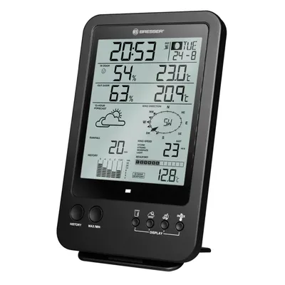Statie meteo Bresser 7902510, termometru, higrometru, alarma, negru