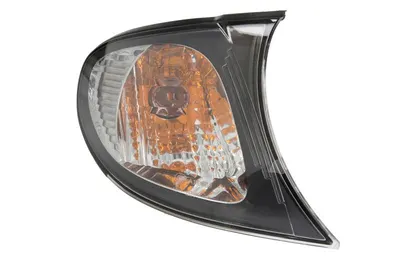 Semnalizator fata Dreapta (transparent, PY21W, rama neagra) potrivit BMW 3 (E46) 1.6-3.2 1997-2007 2001-2005