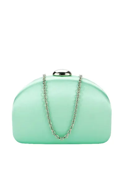 Geanta clutch verde menta - DYX3335-1 01 - 12.5x19x4.5 cm 12887 - Verde