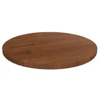Gossi blat de masa rotund maro inchis Ø30x1,5cm lemn stejar tratat