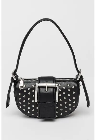 Geanta crossbody de piele ecologica Baxis - Negru