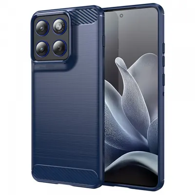 Husa pentru Motorola Edge 70, Techsuit, Carbon, Albastra