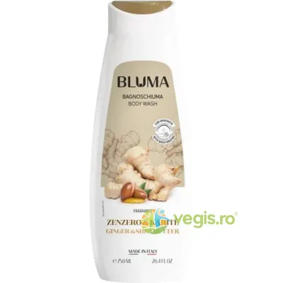 Gel de Dus Cremos cu Parfum de Ghimbir si Unt de Shea 750ml