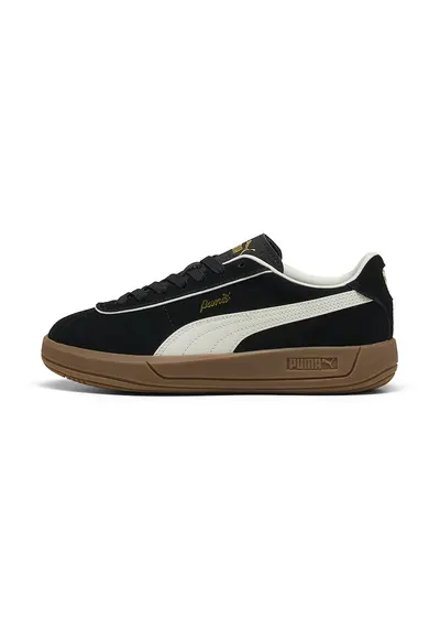 Pantofi sport cu detalii de piele intoarsa Palermo Moda - Negru/Crem