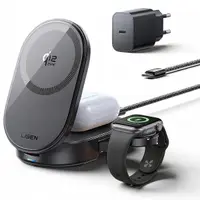 Incarcator Retea Wireless Lisen W121 3in1, 25W, Negru YL0325080017