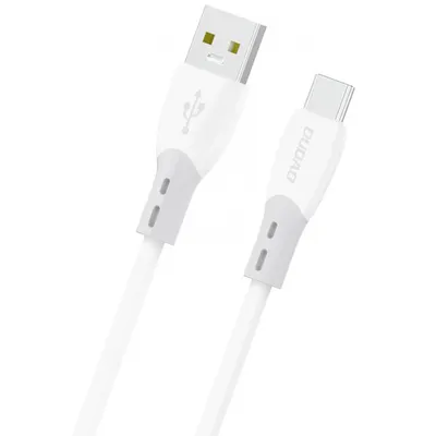 Cablu Date si Incarcare USB-A - USB-C Dudao L25ST, 100W, 1m, Alb