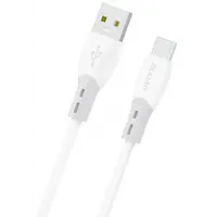 Cablu Date si Incarcare USB-A - USB-C Dudao L25ST, 100W, 1m, Alb