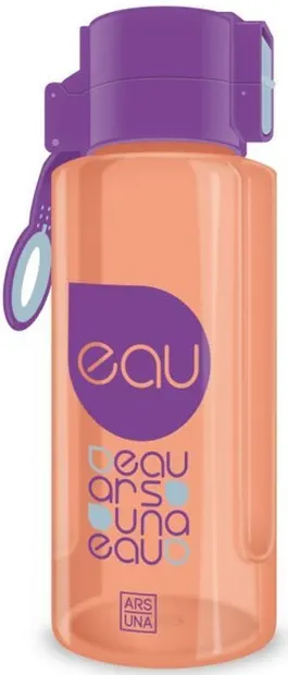 Sticlă de apă Ars Una - Portocalie, 650 ml.