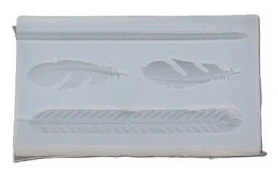 Mold de silicon (formă) Em Art -Pene de bijuterii, 45 x 70 x 60 mm