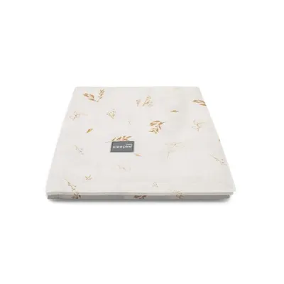 Paturica muselina din bambus 120x120 cm Boho Botanic Sleepee