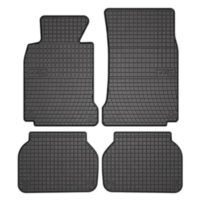 Covor podea FROGUM cauciuc, 4 buc. BASIC, fata spate, set, culoare neagra, potrivit BMW 5 (E39) 09.95-05.04, Saloon