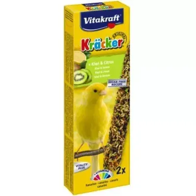 Batoane pentru canari Vitakraft cu kiwi lamaie 2 buc