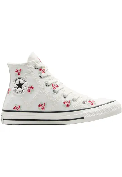 Tenisi Chuck Taylor All Star Vintage cu broderie - Alb