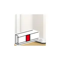 Stick-on body joint - pentru capac flexibil snap-on DLP trunking - antimicrobial