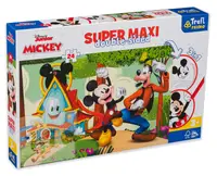 Puzzle cu două fețe Trefl din 24 de piese maxi - Mickey Mouse și prietenii