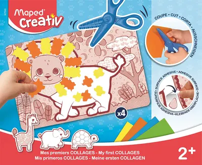 Set creativ Maped Creativ Early Age - Primul meu colaj, 9 piese