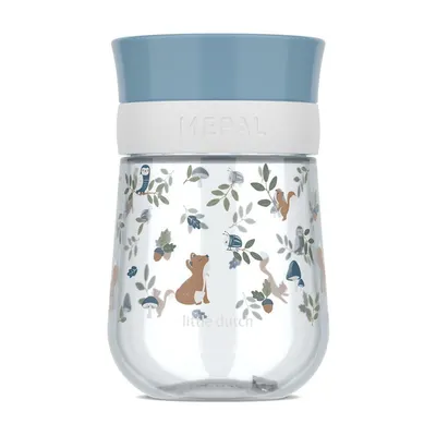 Cană pentru copii albastru-deschis din plastic 300 ml Forest Friends by Little Dutch – Mepal