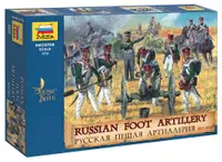 Figurine hobby Zvezda Militari: Soldați - Artilerie infanterie rusă 1812-15