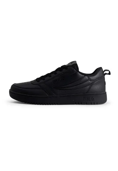 Pantofi sport de piele ecologica cu detalii perforate Rega - Negru