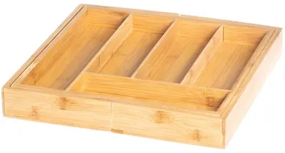 Organizator pentru tacâmuri Maku – 36-60 x 35 cm, bambus