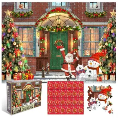 Puzzle advent calendar Craciun