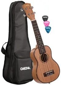 Ukulele soprano Cascha - HH 2026 Premium Mahogany, mario