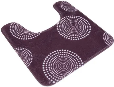 Covoraș de baie Inter Ceramic - Coral fleece, 50 x 50 cm, mov